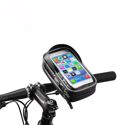 Soporte de celular con bolsa