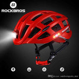 Casco con luz led
