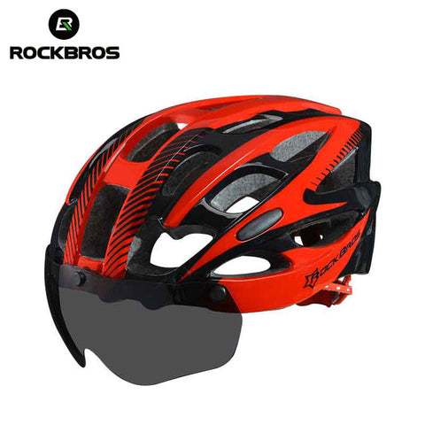 Casco con mica para ciclismo